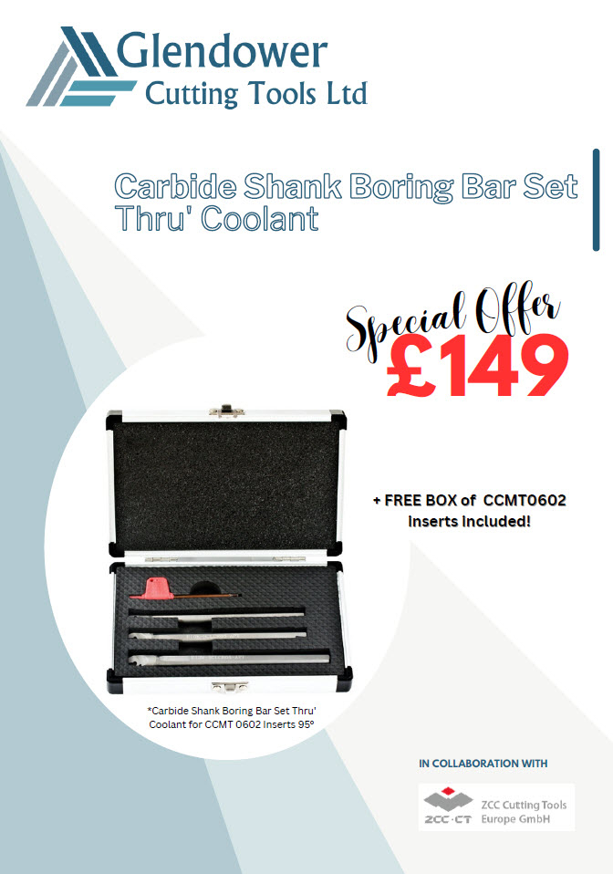 Carbide Boring Bar Set [Thru Coolant]